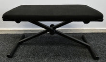 Load image into Gallery viewer, Black Metal Frame Height Adjustable Piano Stool